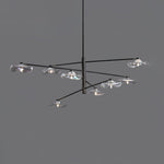 Lotus Leaves Glass Chandelier - Lamp Outdoor
