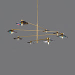 Lotus Leaves Glass Chandelier - Lamp Outdoor
