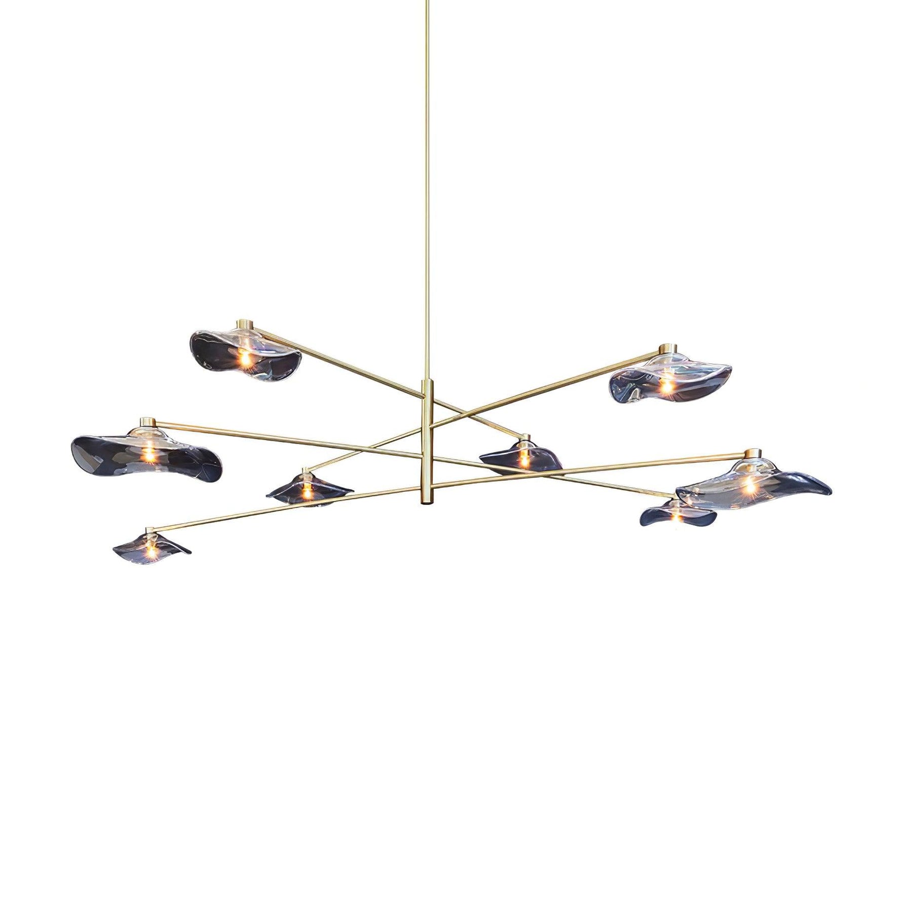Lotus Leaves Glass Chandelier - Lamp Outdoor
