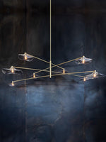 Lotus Leaves Glass Chandelier - Lamp Outdoor