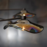 Lotus Leaves Glass Chandelier - Lamp Outdoor