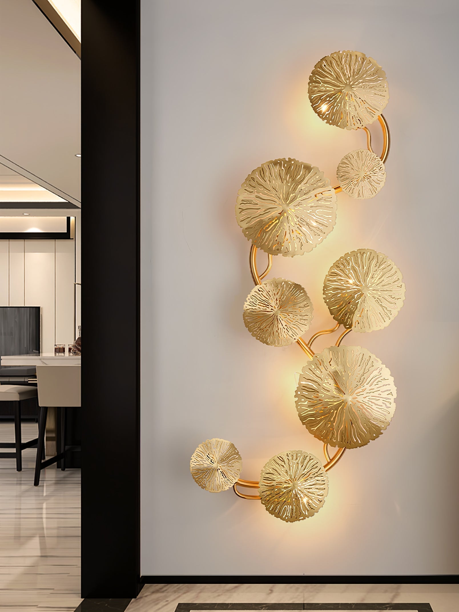 Lotus Leaf Wall Sconce - Lamp Outdoor