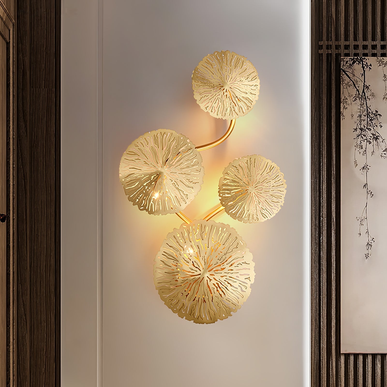 Lotus Leaf Wall Sconce - Lamp Outdoor