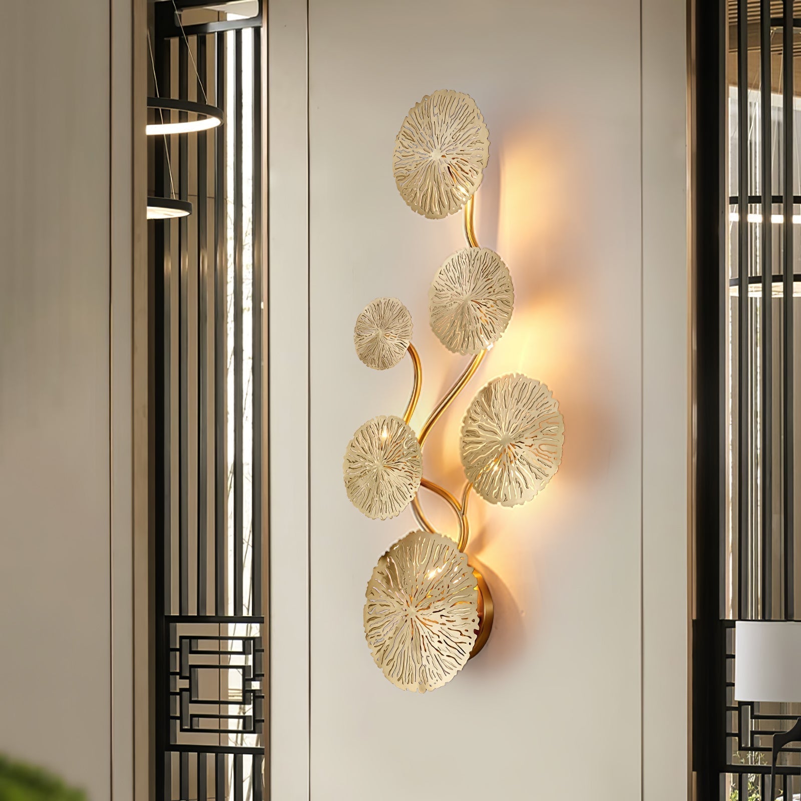 Lotus Leaf Wall Sconce - Lamp Outdoor