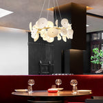 Virinira Modern Elegance Petal Metal Ceramic Chandelier - Lamp Outdoor