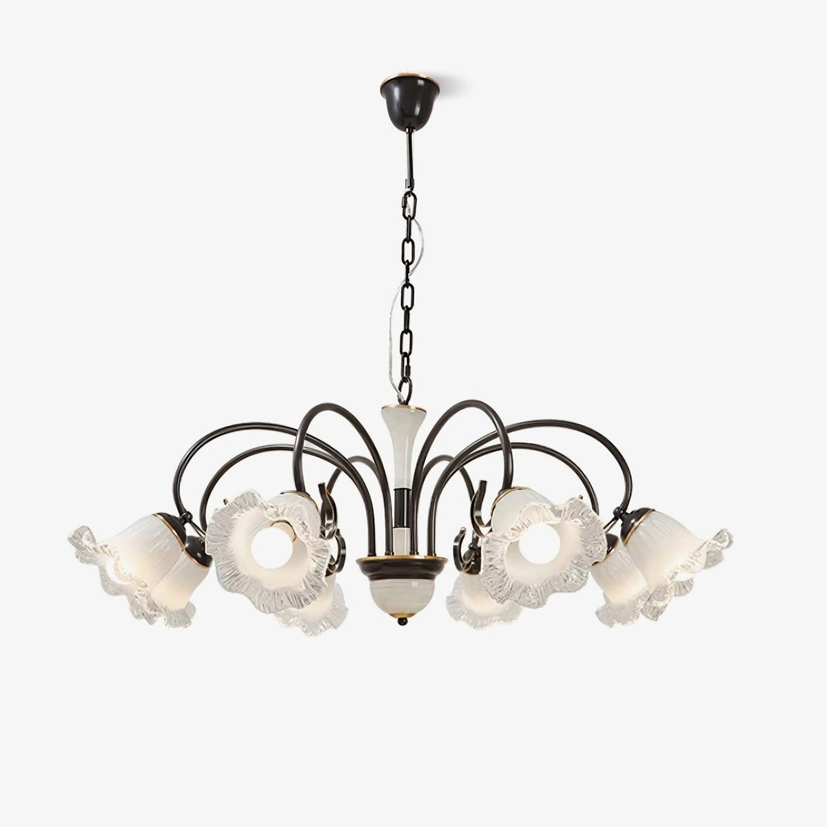 Luce Black Chandelier - Lamp Outdoor