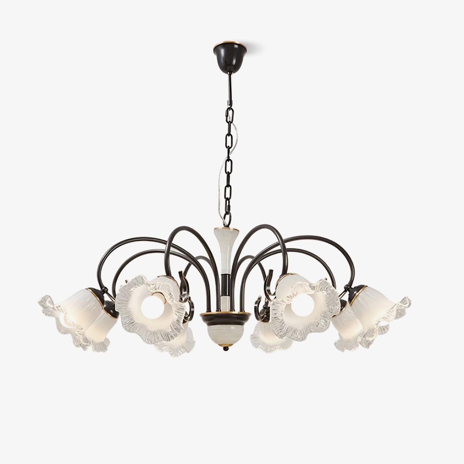 Luce Black Chandelier - Lamp Outdoor