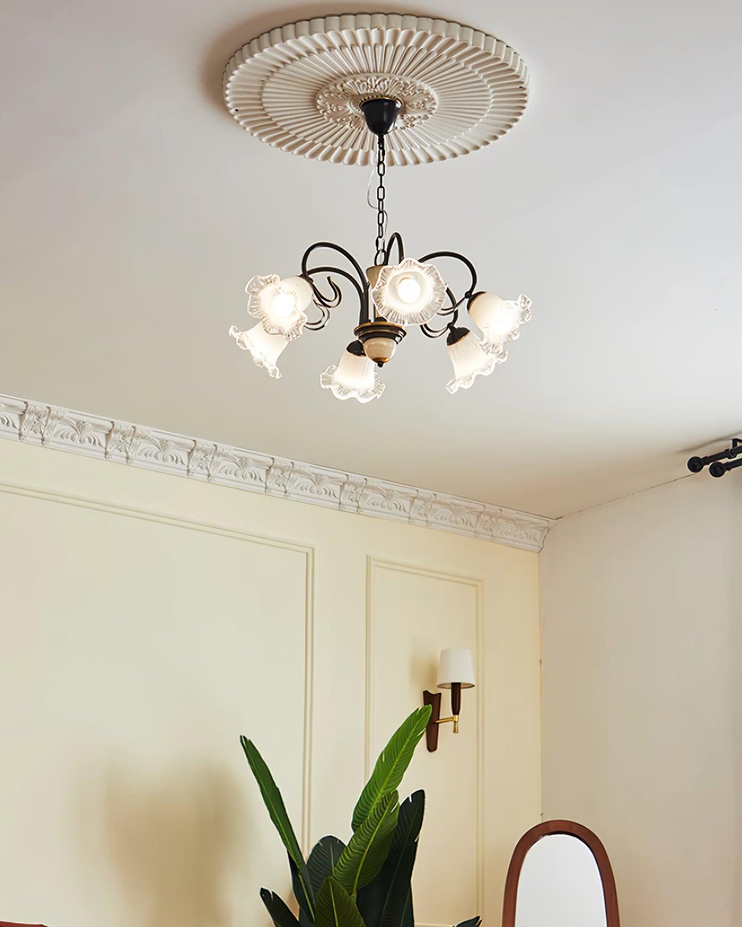 Luce Black Chandelier - Lamp Outdoor
