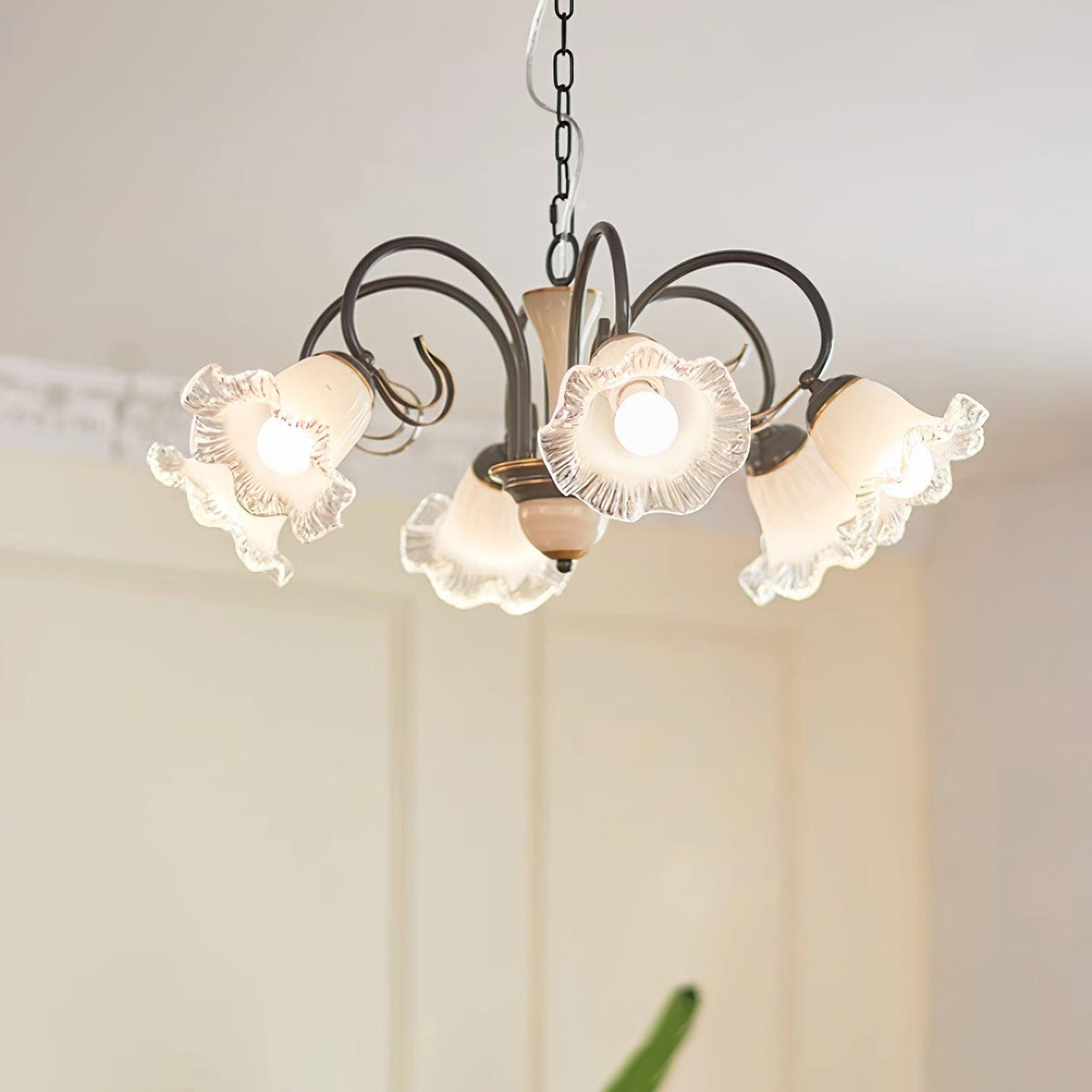 Luce Black Chandelier - Lamp Outdoor