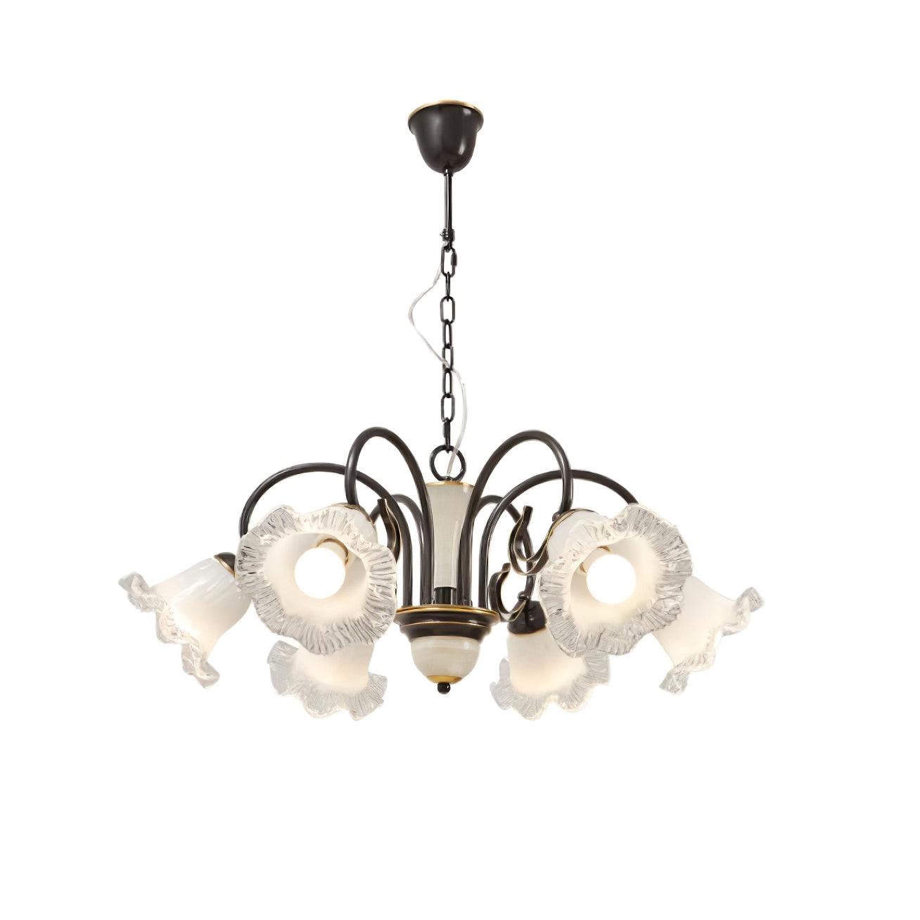 Luce Black Chandelier - Lamp Outdoor