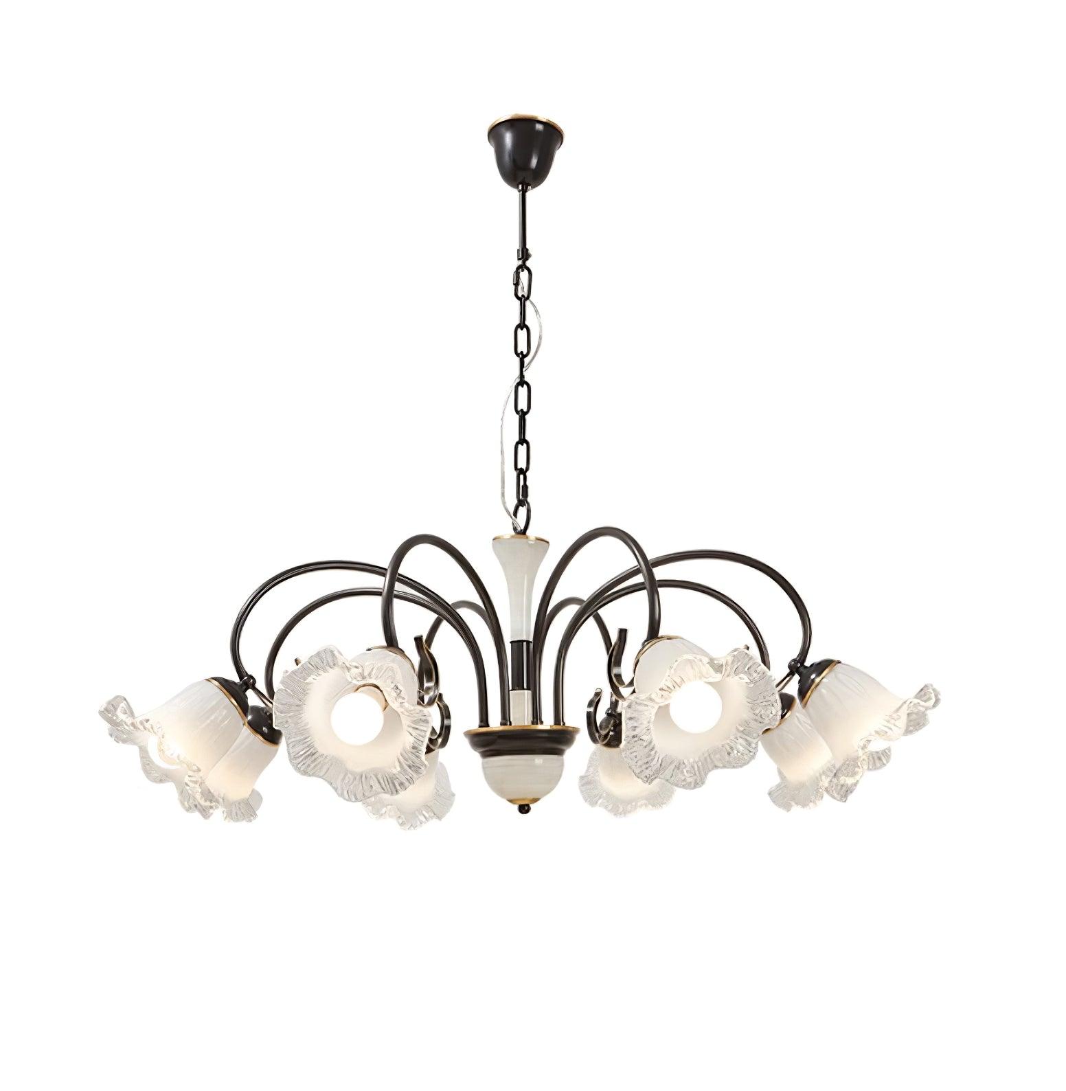 Luce Black Chandelier - Lamp Outdoor