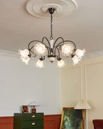 Luce Black Chandelier - Lamp Outdoor