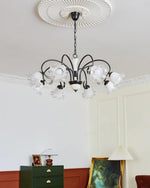 Luce Black Chandelier - Lamp Outdoor