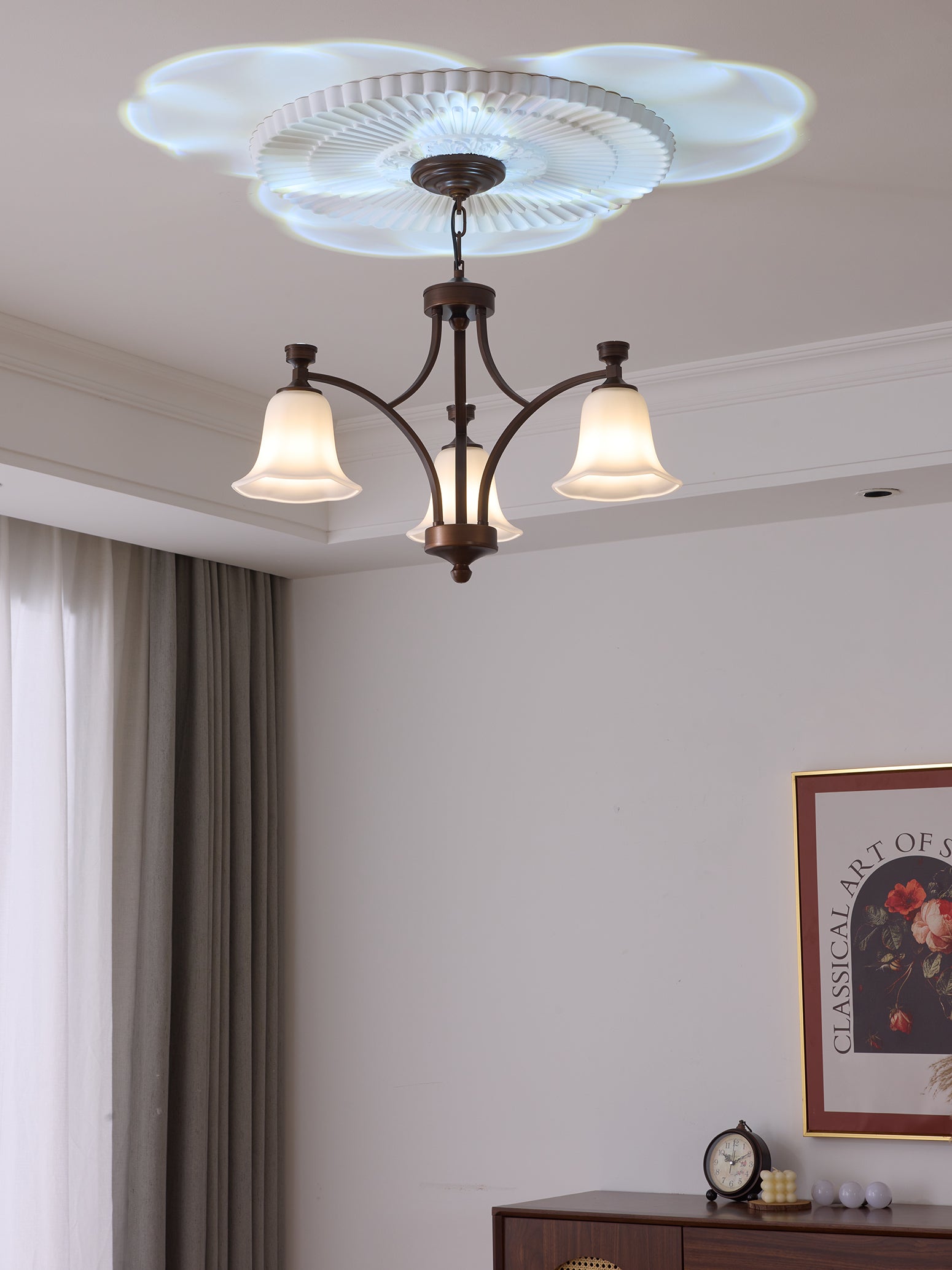 Lucian Bell Chandelier - Lamp Outdoor