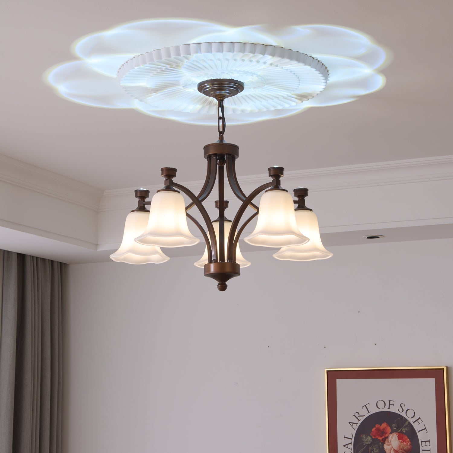 Lucian Bell Chandelier - Lamp Outdoor