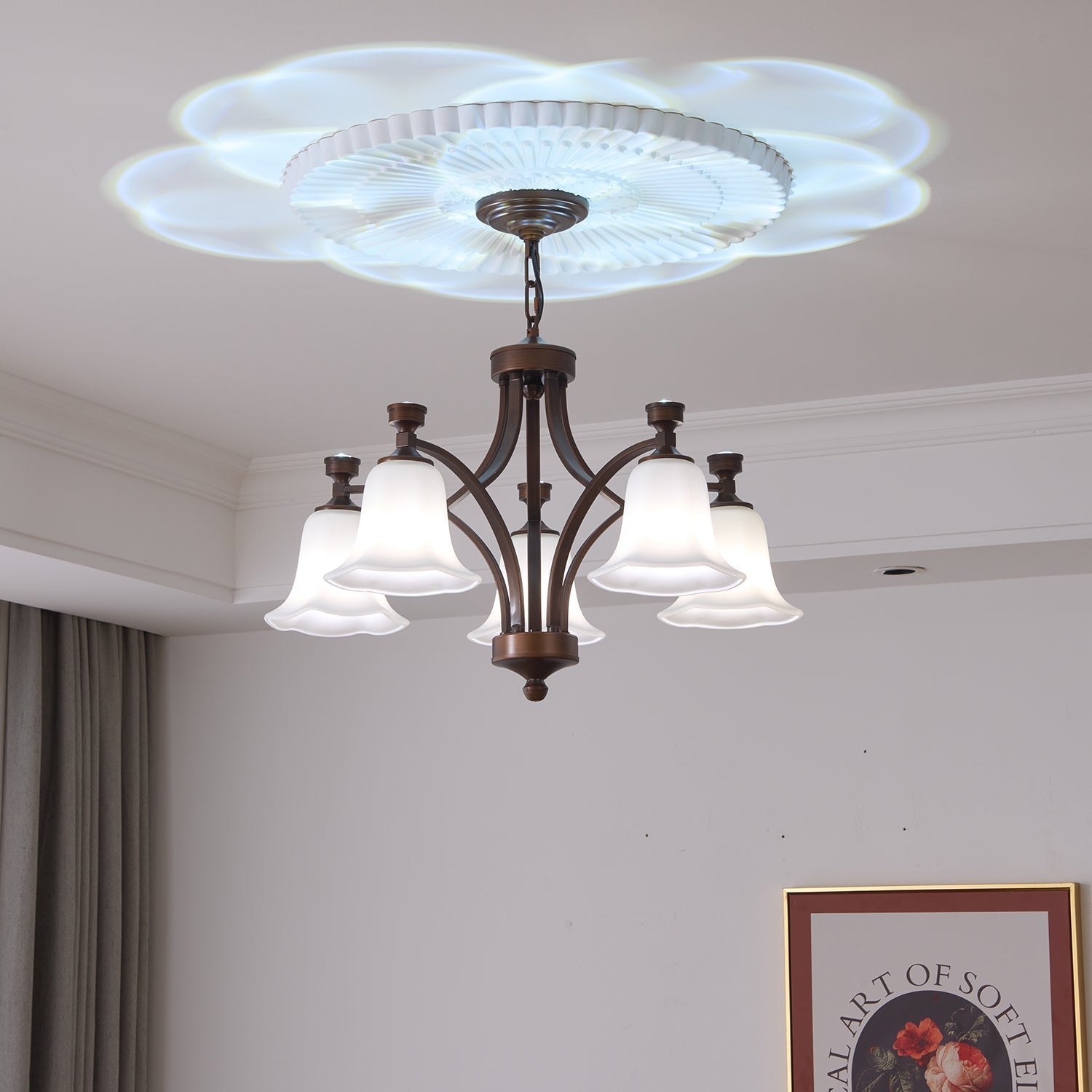 Lucian Bell Chandelier - Lamp Outdoor
