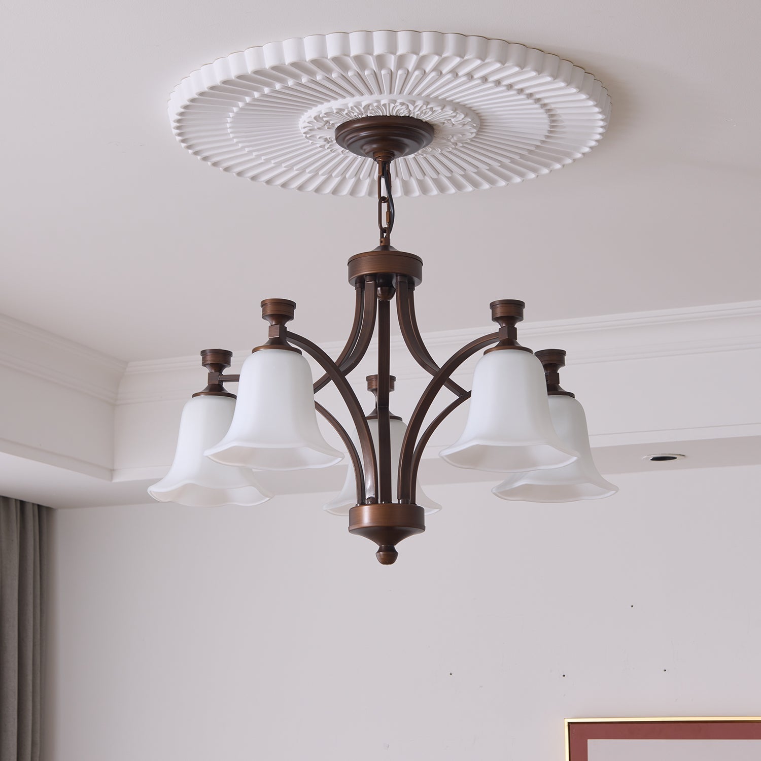 Lucian Bell Chandelier - Lamp Outdoor