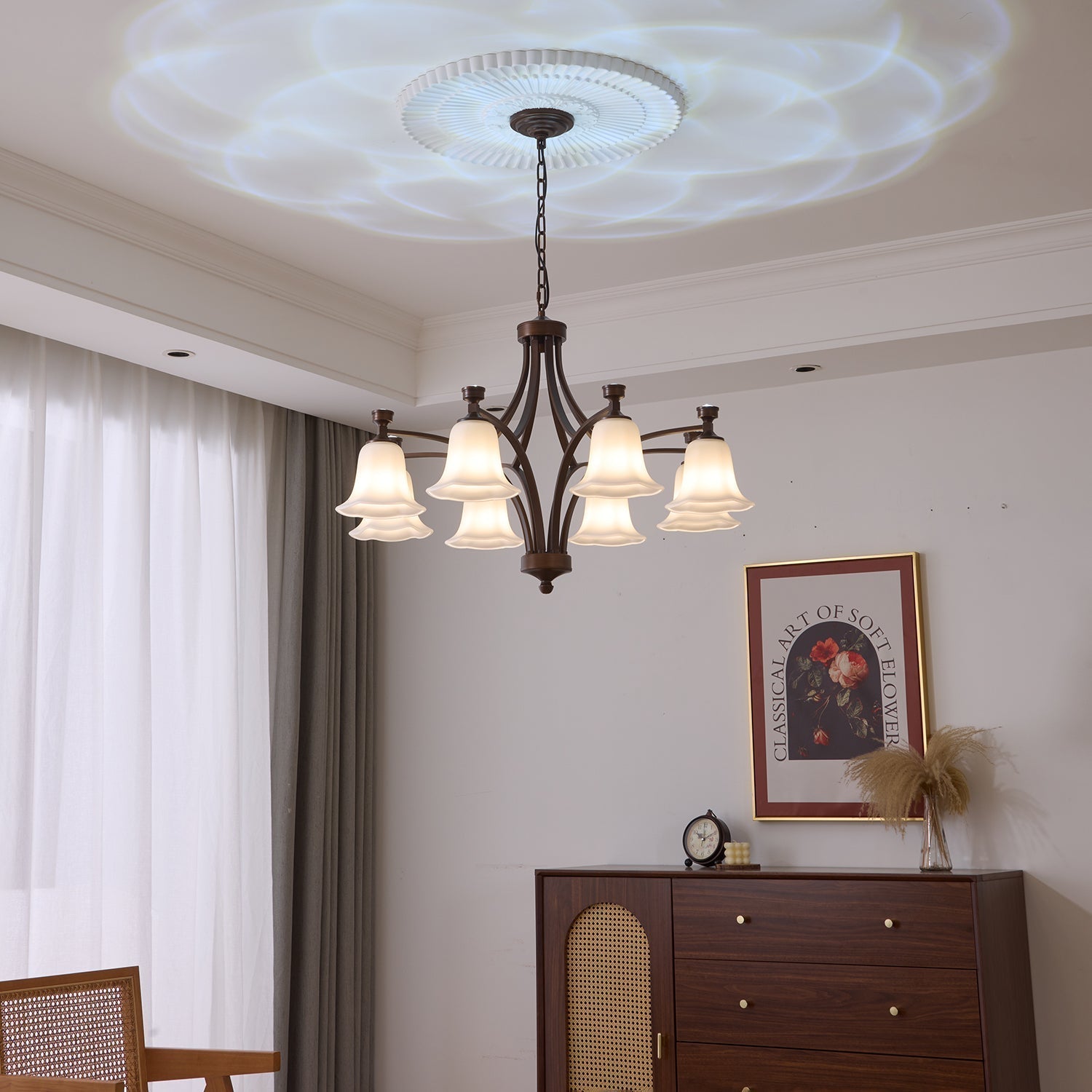 Lucian Bell Chandelier - Lamp Outdoor