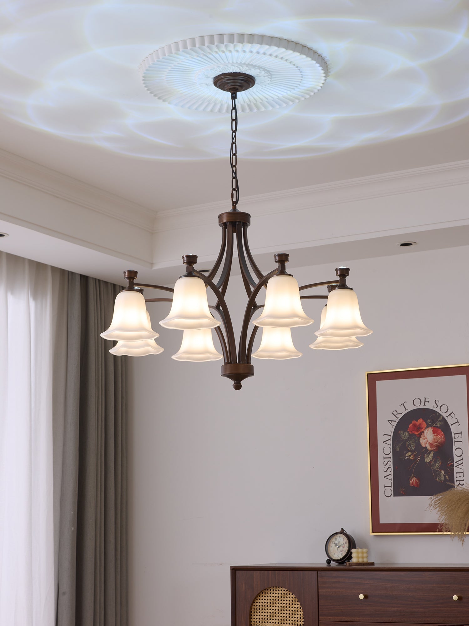 Lucian Bell Chandelier - Lamp Outdoor