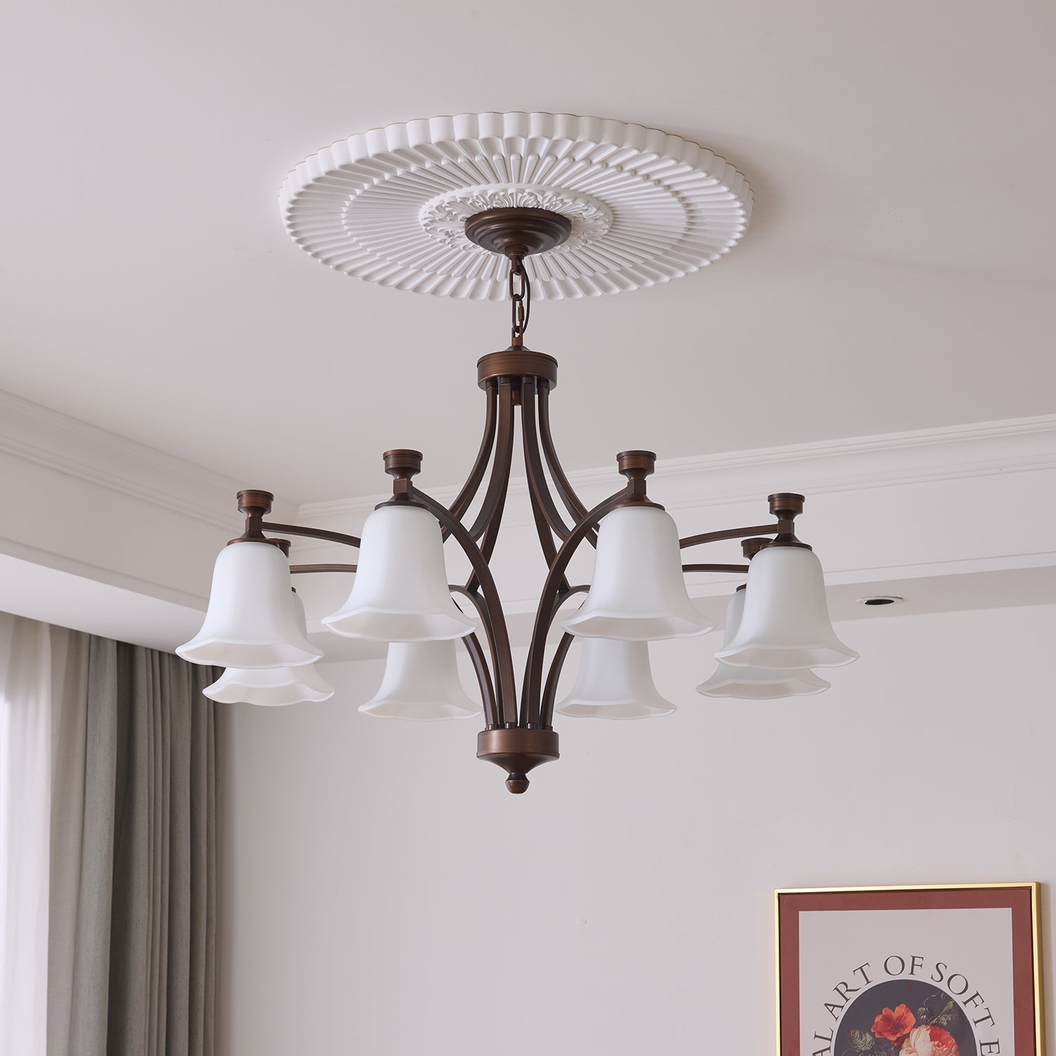 Lucian Bell Chandelier - Lamp Outdoor
