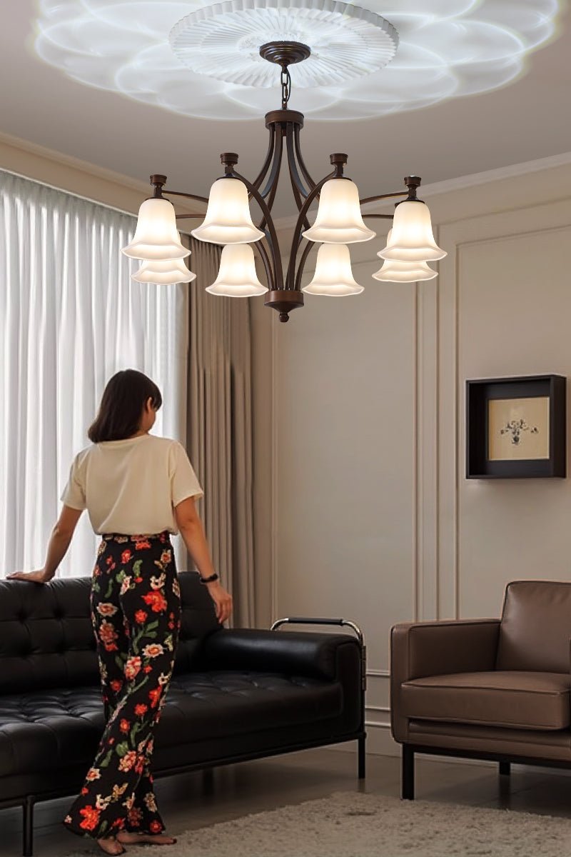 Lucian Bell Chandelier - Lamp Outdoor