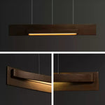 Zaraeyra Minimalist Wood Pendant Light - Lamp Outdoor