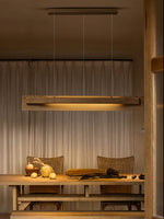 Zaraeyra Minimalist Wood Pendant Light - Lamp Outdoor