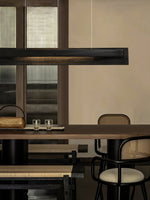 Zaraeyra Minimalist Wood Pendant Light - Lamp Outdoor