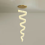 Sylirion Alabaster Brass Chandelier - Lamp Outdoor