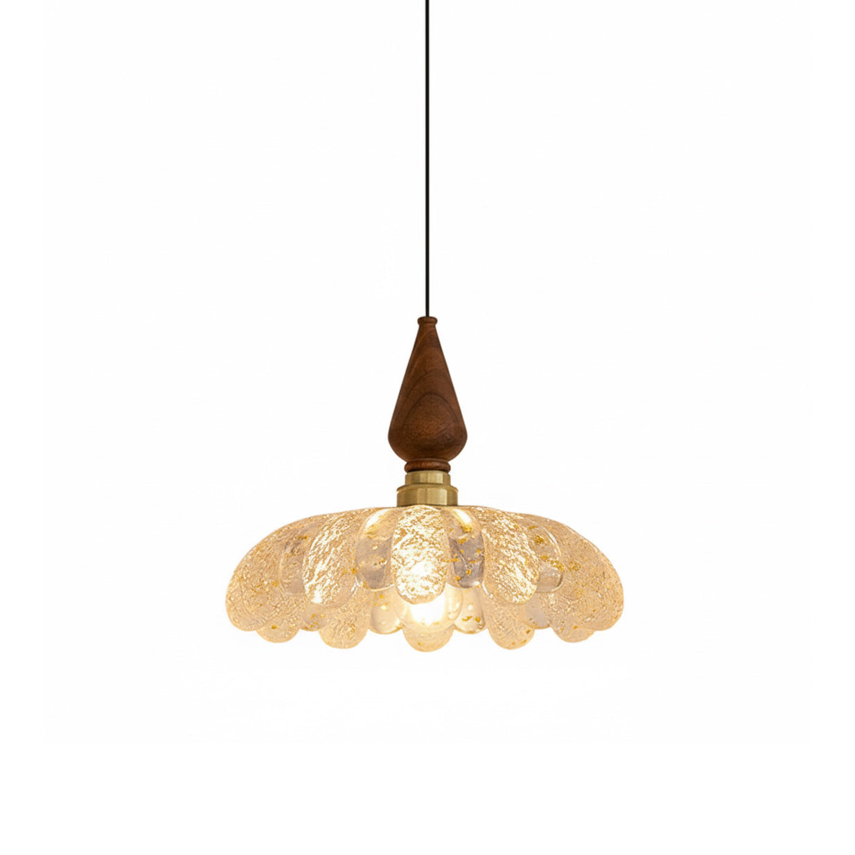 Lume Modern Wood Resin Pendant Light