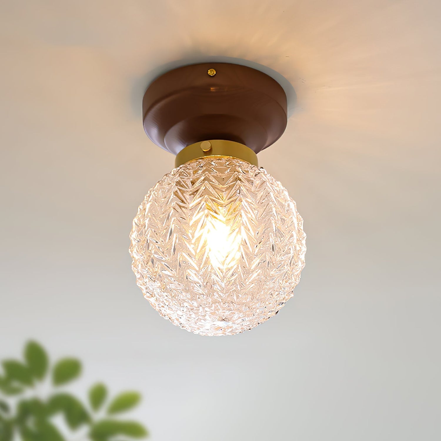 Lumidora Modern Glass Ceiling Light