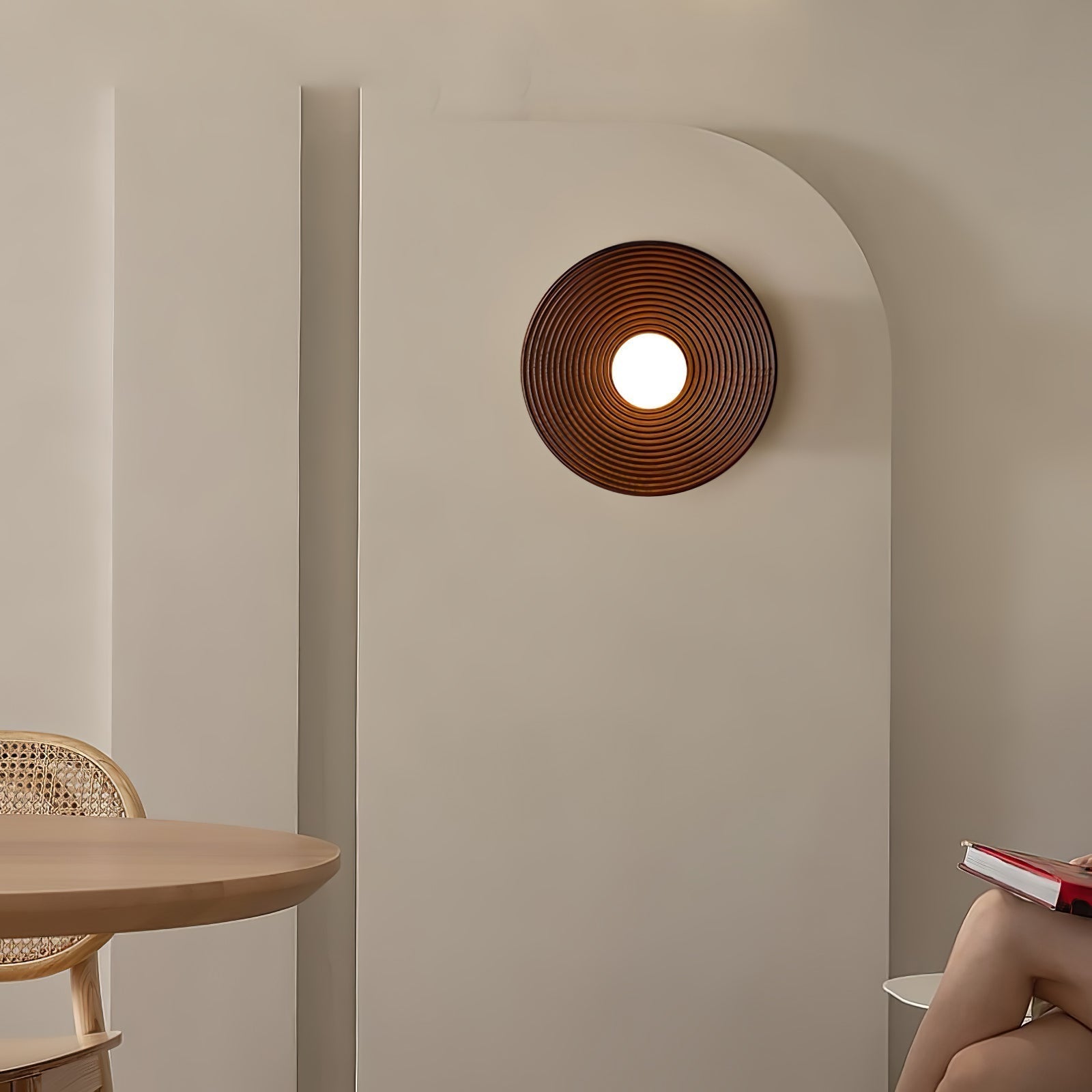 Lumina Contour Wooden Sconce - Lamp Outdoor
