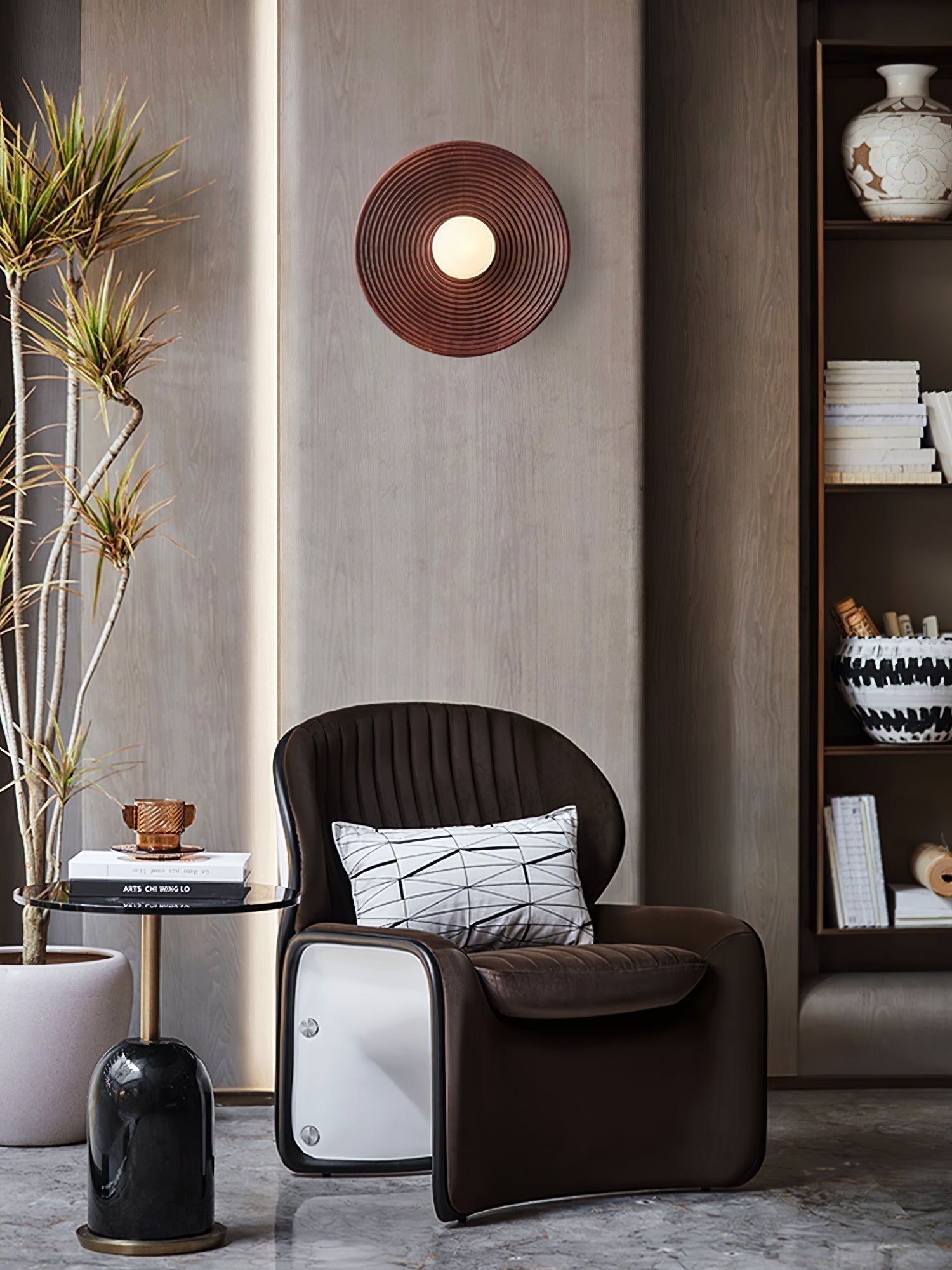 Lumina Contour Wooden Sconce - Lamp Outdoor