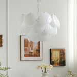 Sophia Minimalist Glass Chandelier - Lamp Outdoor