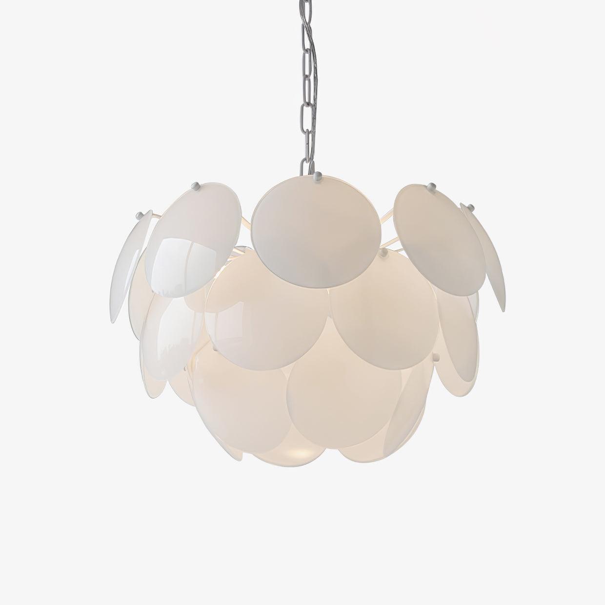 Sophia Minimalist Glass Chandelier - Lamp Outdoor