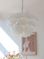 Sophia Minimalist Glass Chandelier - Lamp Outdoor