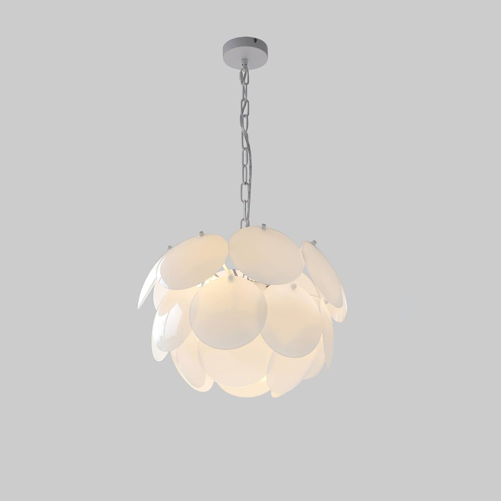 Sophia Minimalist Glass Chandelier - Lamp Outdoor