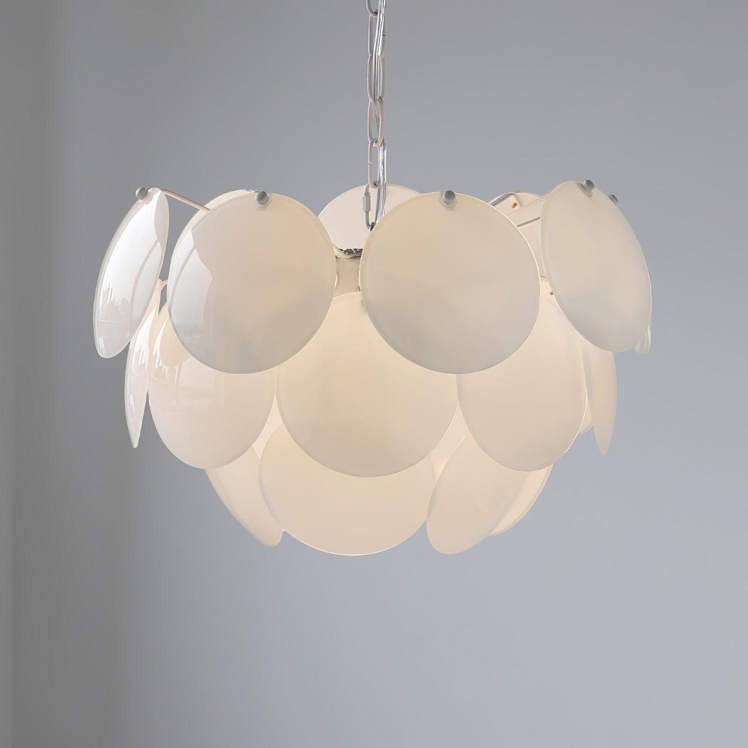 Sophia Minimalist Glass Chandelier - Lamp Outdoor