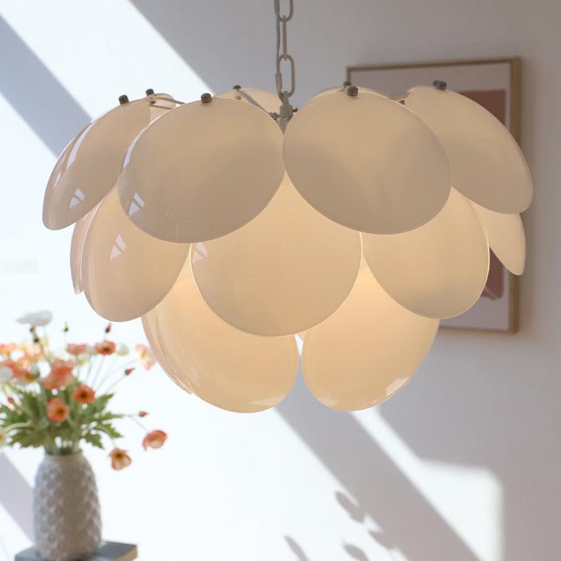 Sophia Minimalist Glass Chandelier - Lamp Outdoor