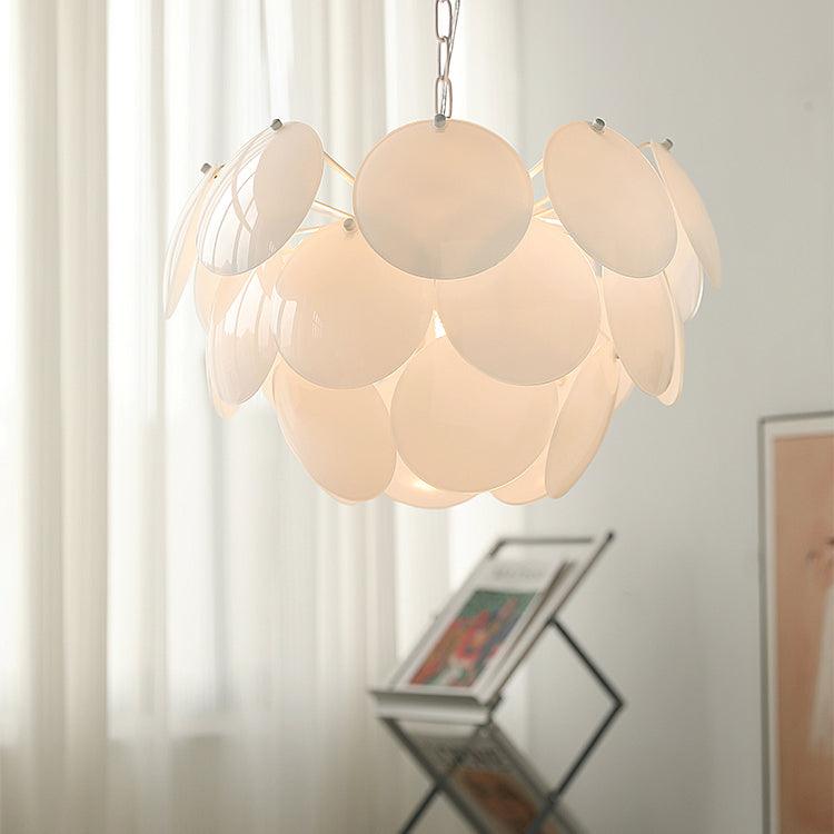 Sophia Minimalist Glass Chandelier - Lamp Outdoor