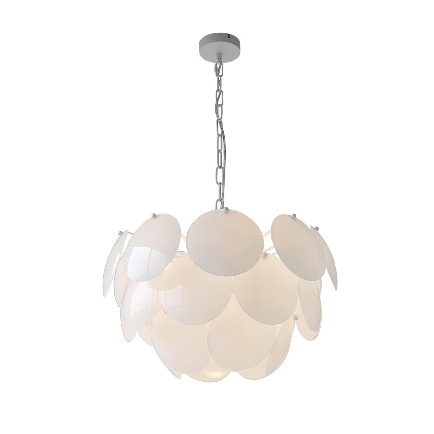 Sophia Minimalist Glass Chandelier - Lamp Outdoor