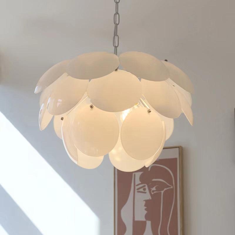 Sophia Minimalist Glass Chandelier - Lamp Outdoor