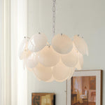Sophia Minimalist Glass Chandelier - Lamp Outdoor