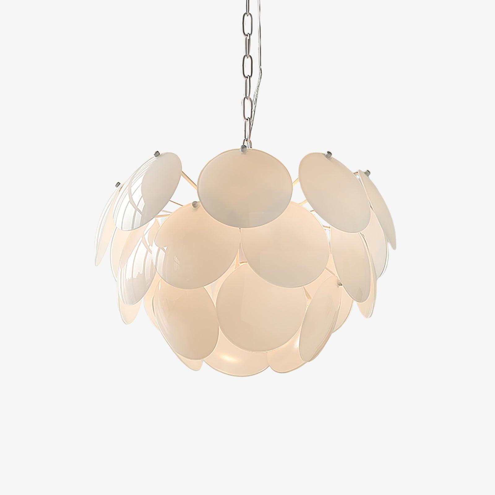 Sophia Minimalist Glass Chandelier - Lamp Outdoor