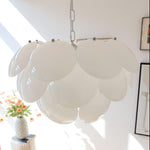 Sophia Minimalist Glass Chandelier - Lamp Outdoor