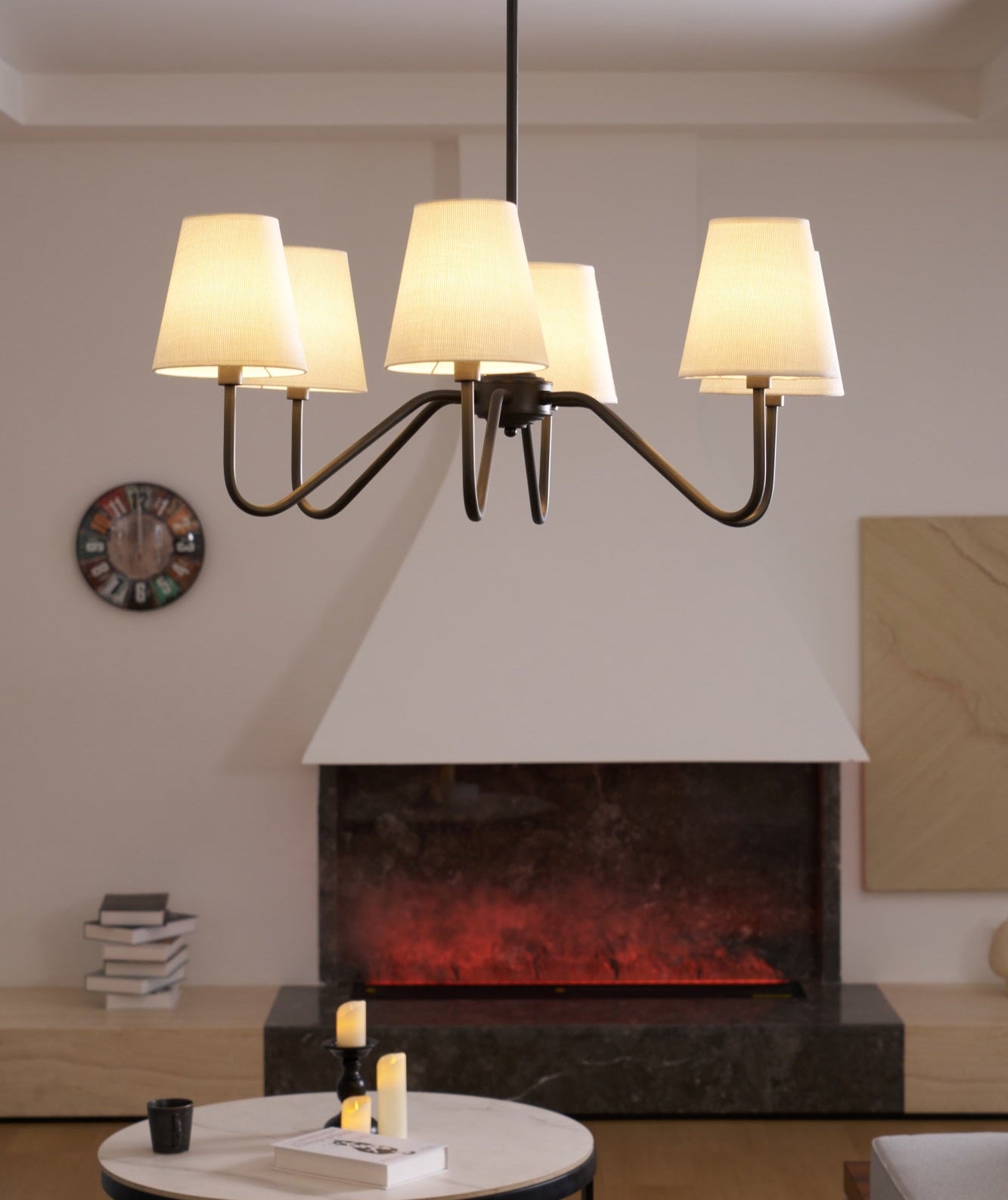 Lumos Black Chandelier - Lamp Outdoor