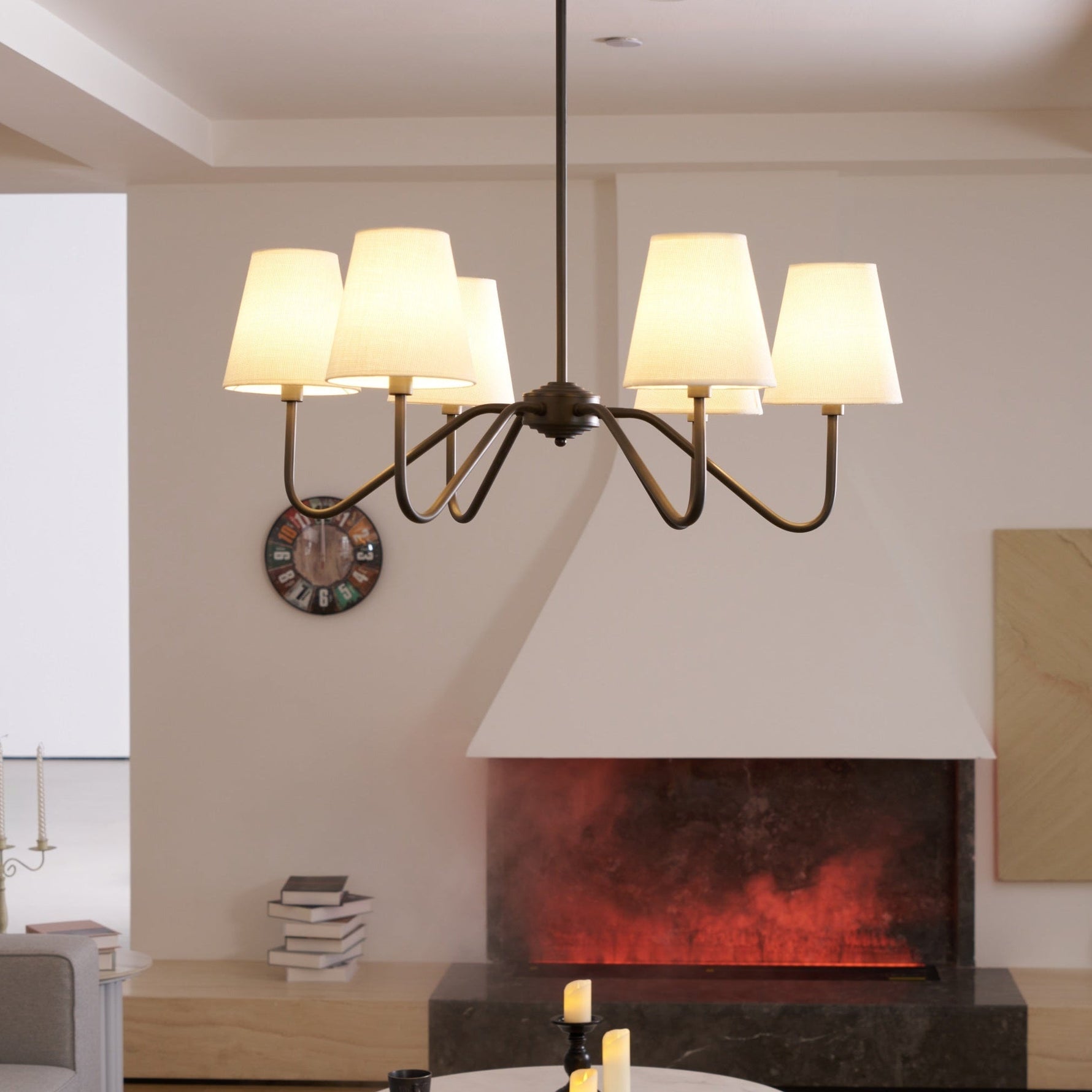Lumos Black Chandelier - Lamp Outdoor