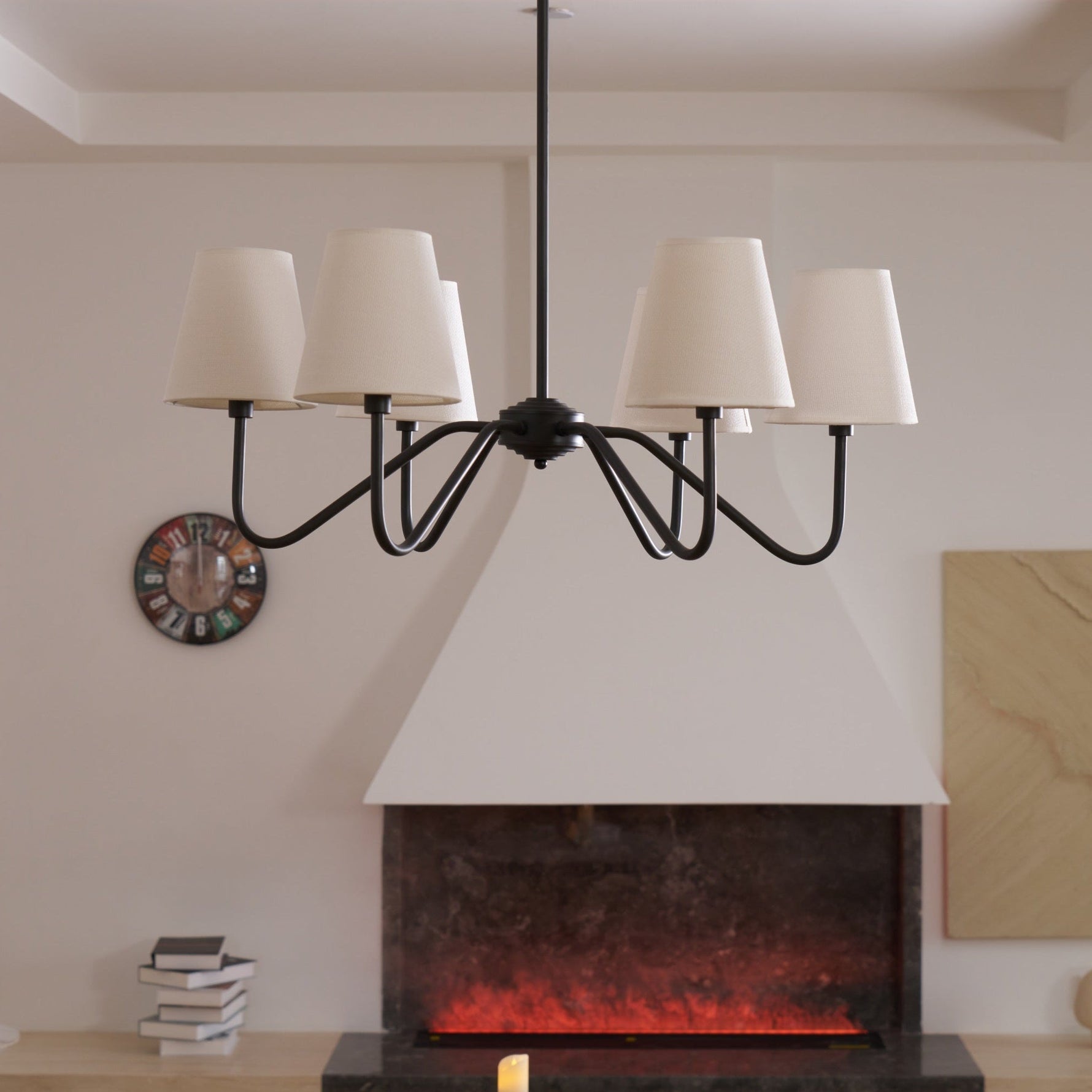 Lumos Black Chandelier - Lamp Outdoor