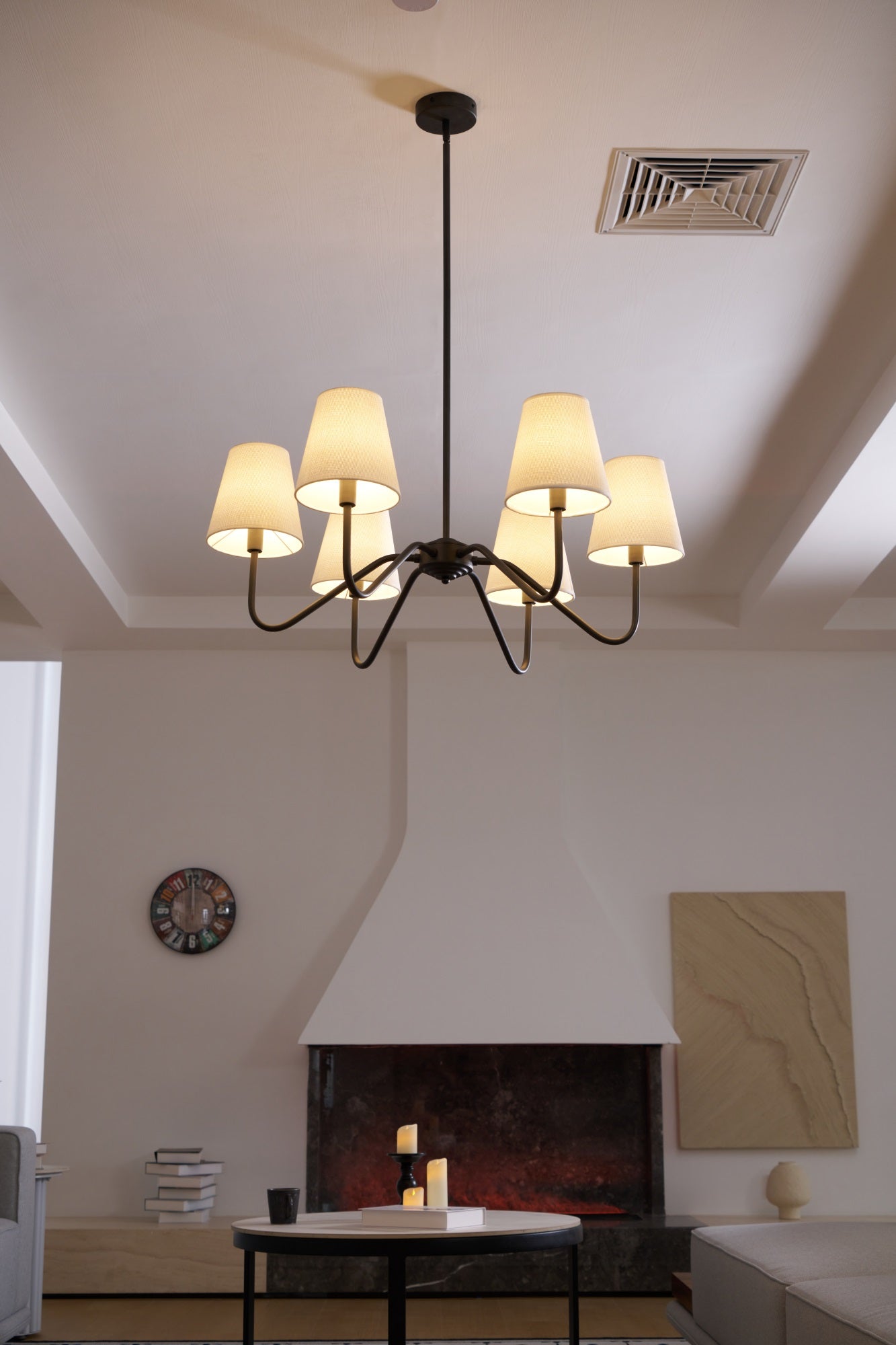 Lumos Black Chandelier - Lamp Outdoor