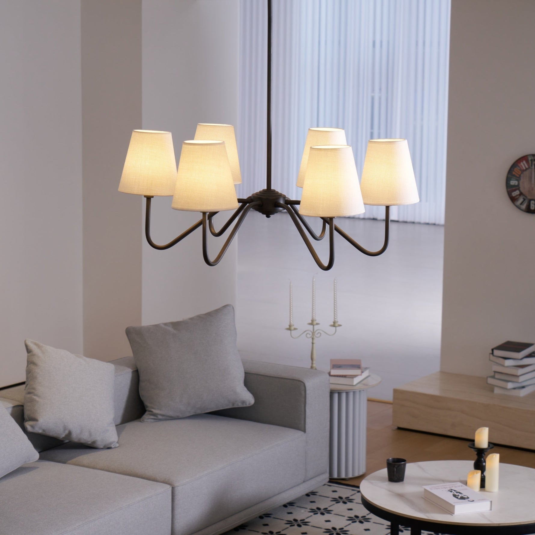 Lumos Black Chandelier - Lamp Outdoor